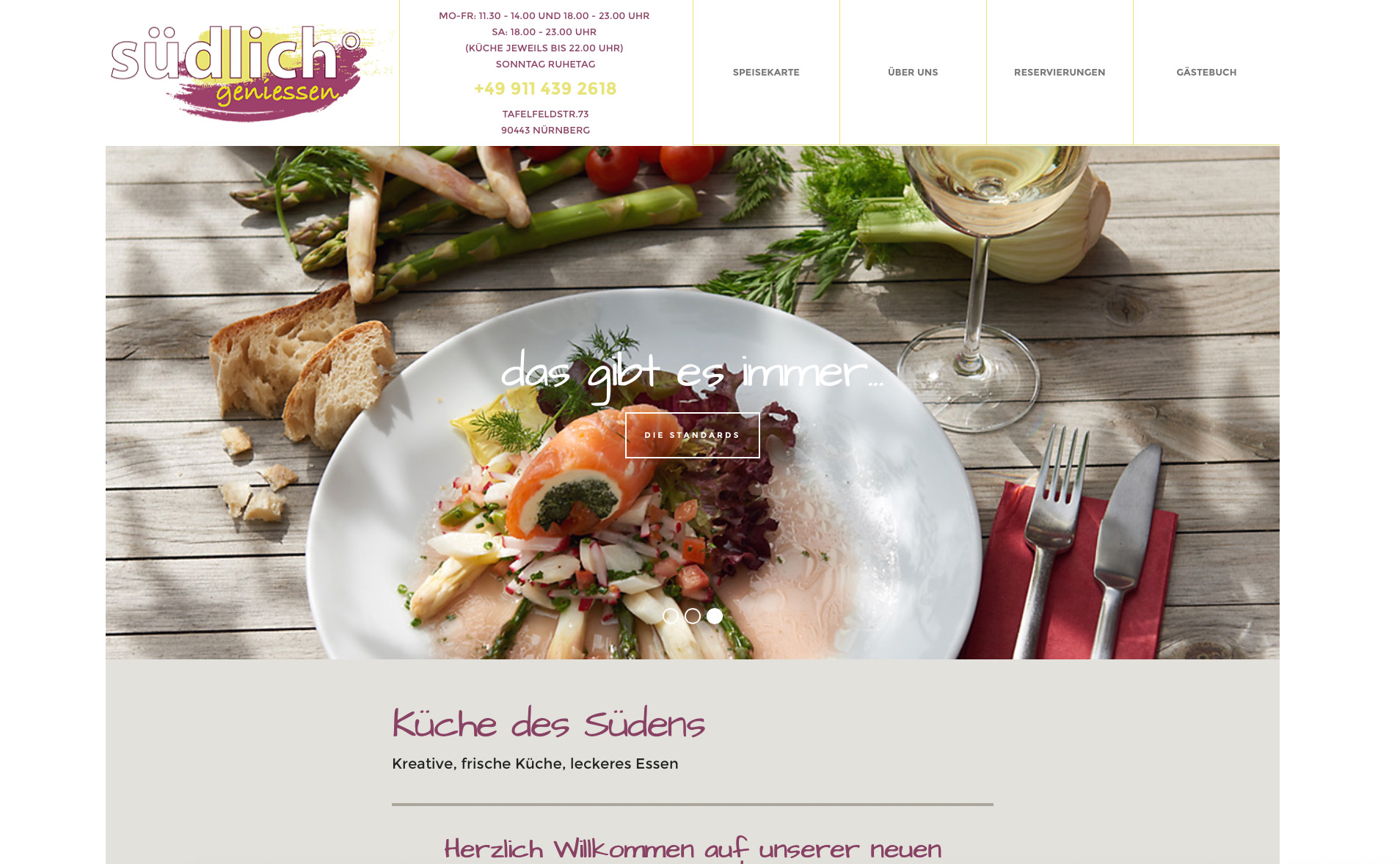 Relaunch Website "südlich°"